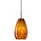 Besa Lighting Pera 9 Cord Pendant, Amber Cloud, Bronze Finish, 1x100W Incandescent 1JT-412618-BR - alternate 1